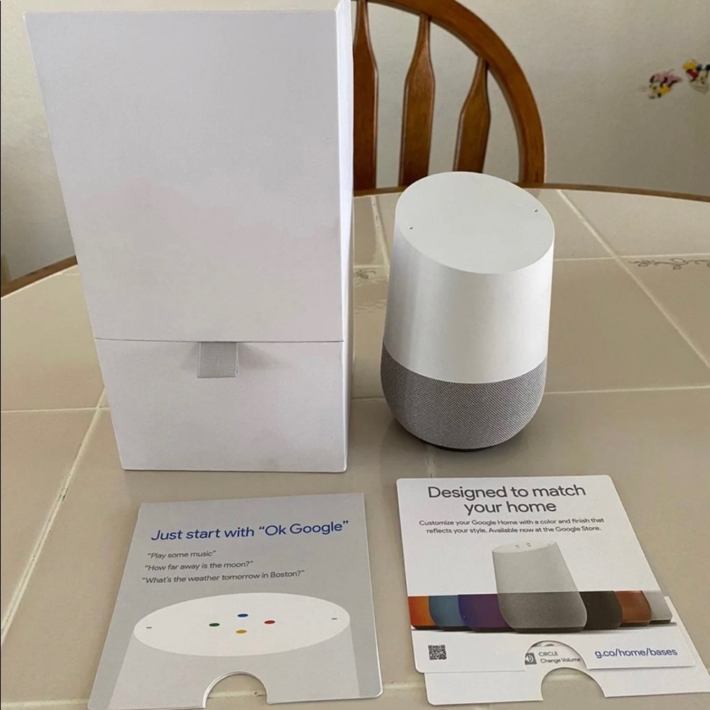 Google Home Smart Speaker Voice Assistant